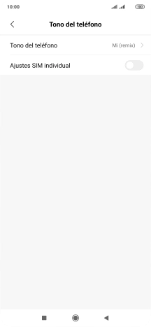 Pulsa Tono del teléfono.