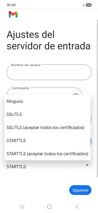 Pulsa SSL/TLS.