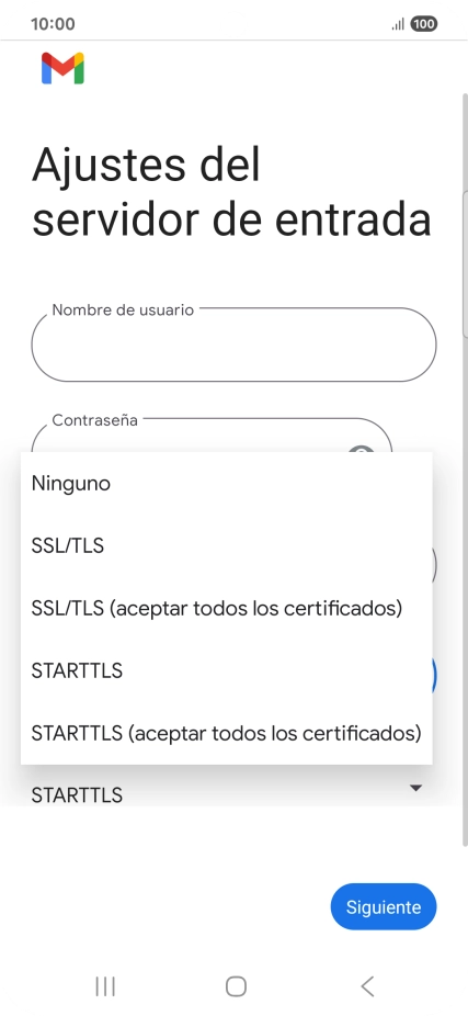 Pulsa SSL/TLS.