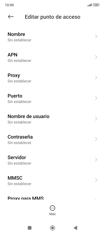 Pulsa Nombre.