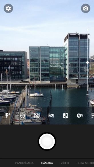 Pulsa el icono de HDR para activar o desactivar la función.