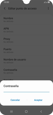 Introduce wap125 y pulsa Aceptar.