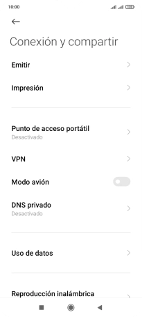 Pulsa Uso de datos.