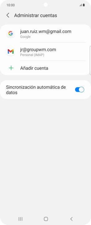 Pulsa la tecla de inicio para terminar y regresar a la pantalla de inicio.