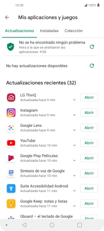 Pulsa Instaladas.