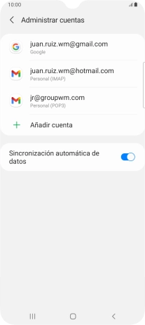 Pulsa el indicador junto a 