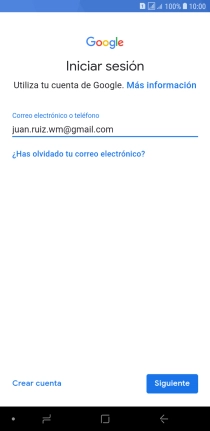 Pulsa Siguiente.