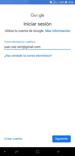Pulsa Siguiente.