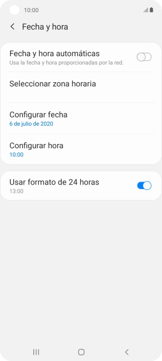 Pulsa el indicador junto a 