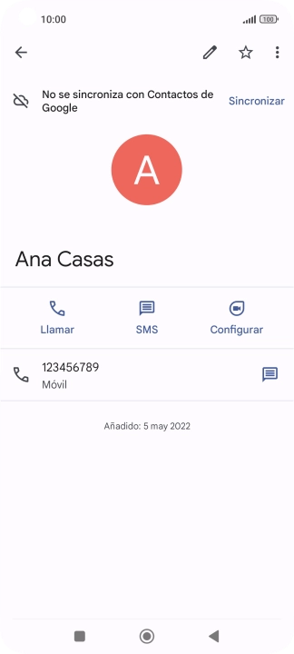 Pulsa la tecla de inicio para terminar y regresar a la pantalla de inicio.