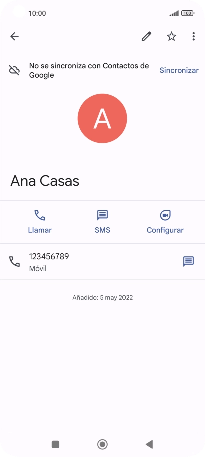 Pulsa la tecla de inicio para terminar y regresar a la pantalla de inicio.