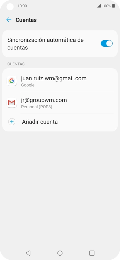 Pulsa la tecla de inicio para terminar y regresar a la pantalla de inicio.