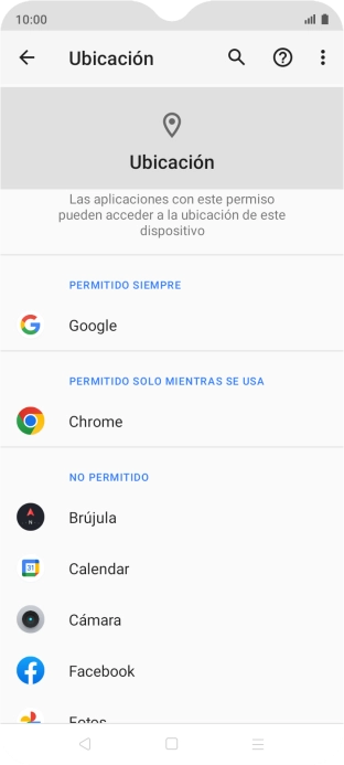 Pulsa la app deseada.