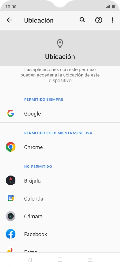 Pulsa la app deseada.