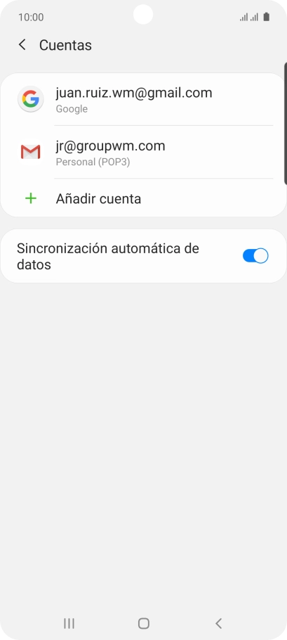 Pulsa la tecla de inicio para terminar y regresar a la pantalla de inicio.