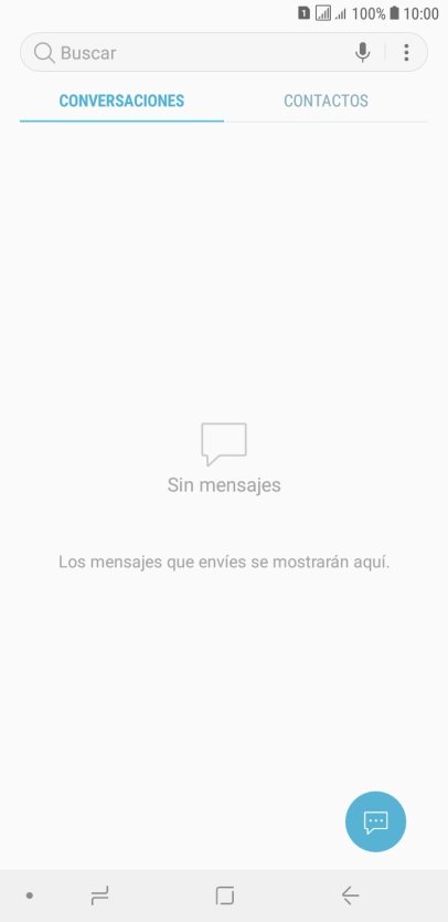 Pulsa el icono de nuevo mensaje.