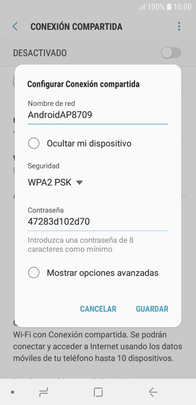 Pulsa en el campo bajo 