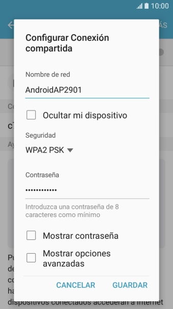 Pulsa en el campo bajo 
