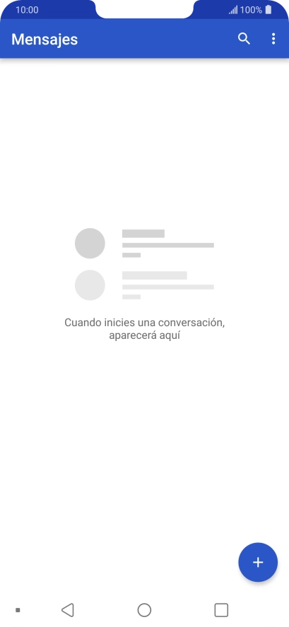 Pulsa el icono de nuevo mensaje.