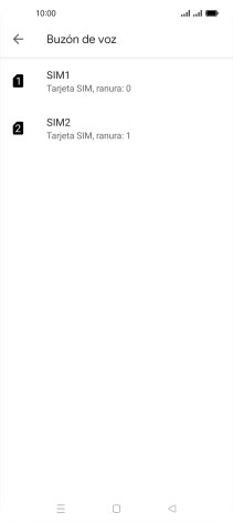 Pulsa la tarjeta SIM deseada.