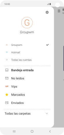 Pulsa el icono de ajustes.
