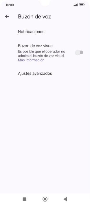 Pulsa Ajustes avanzados.