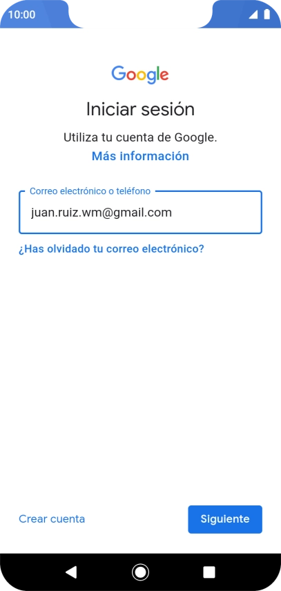 Pulsa Siguiente.