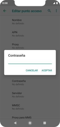 Introduce wap125 y pulsa ACEPTAR.