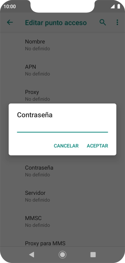 Introduce wap125 y pulsa ACEPTAR.