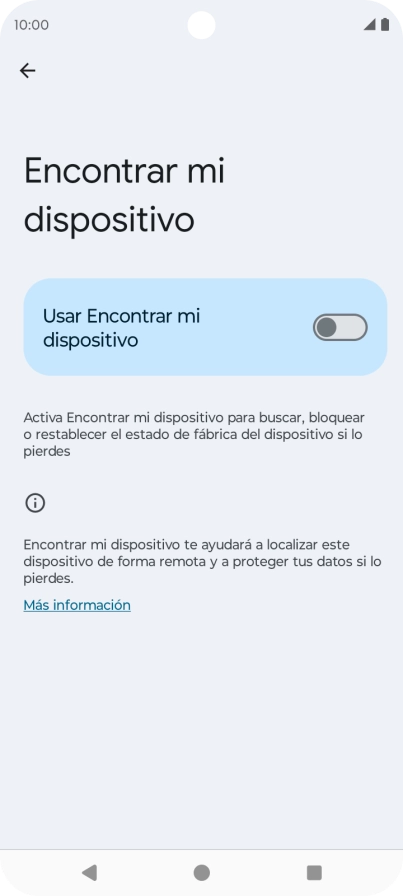 Pulsa el indicador junto a 