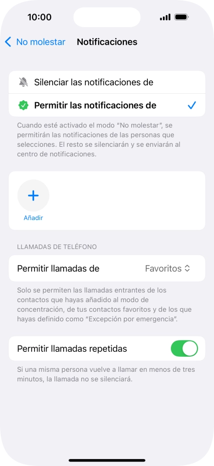 Pulsa la flecha hacia la izquierda.