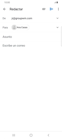 Pulsa Asunto e introduce el asunto deseado.