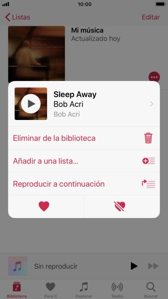 Pulsa la función deseada y sigue las indicaciones de la pantalla para utilizar la función seleccionada.