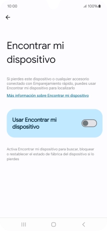 Pulsa el indicador junto a 