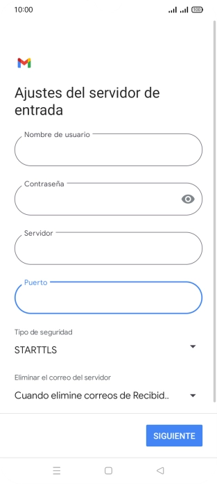 Pulsa la lista desplegable bajo 