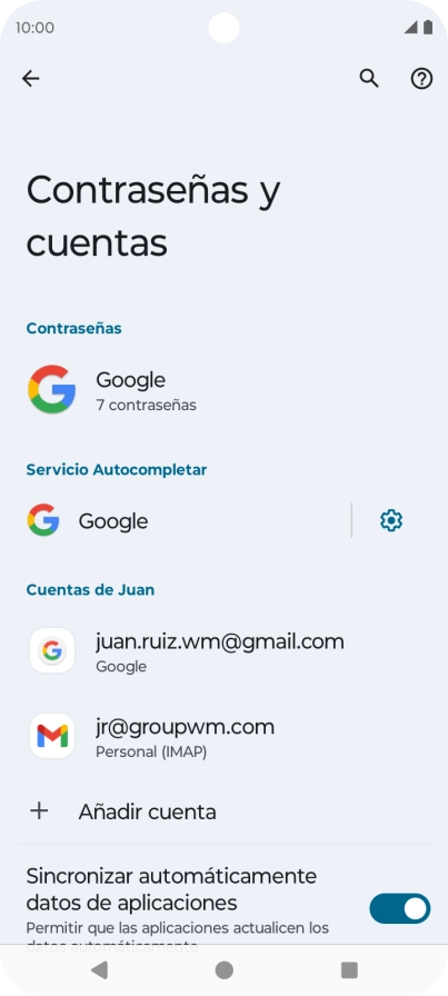 Pulsa la tecla de inicio para terminar y regresar a la pantalla de inicio.