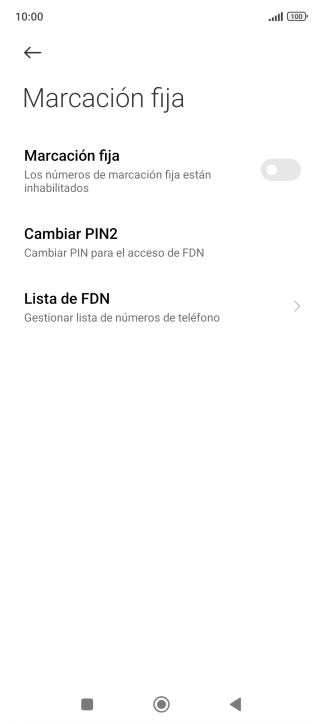Pulsa el indicador junto a 