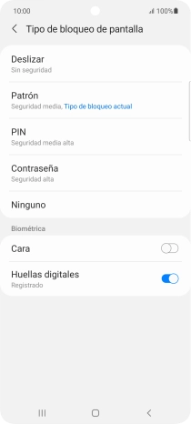 Pulsa Ninguno.