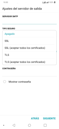 Pulsa Apagado para desactivar la función.