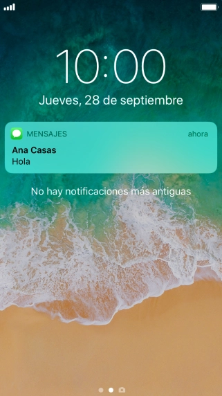 Pulsa la notificación deseada y sigue las indicaciones de la pantalla para utilizar la función seleccionada.