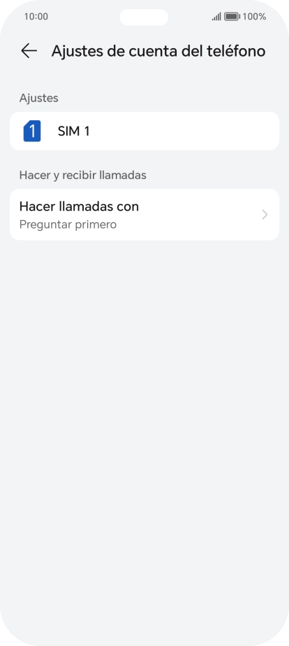 Pulsa la tarjeta SIM deseada.