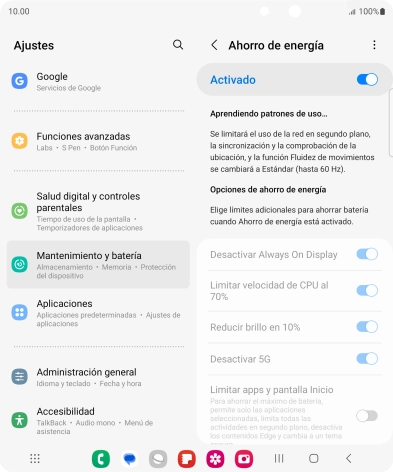 Pulsa la tecla de inicio para terminar y regresar a la pantalla de inicio.
