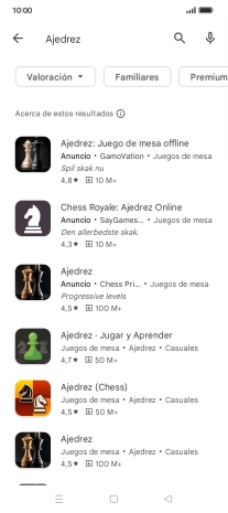 Pulsa la app deseada.