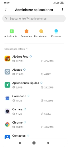 Pulsa la app deseada.