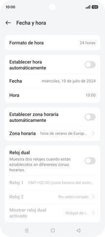 Pulsa el indicador junto a 