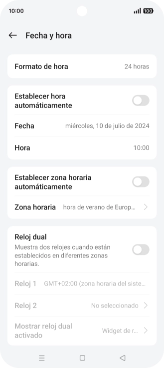 Pulsa el indicador junto a 