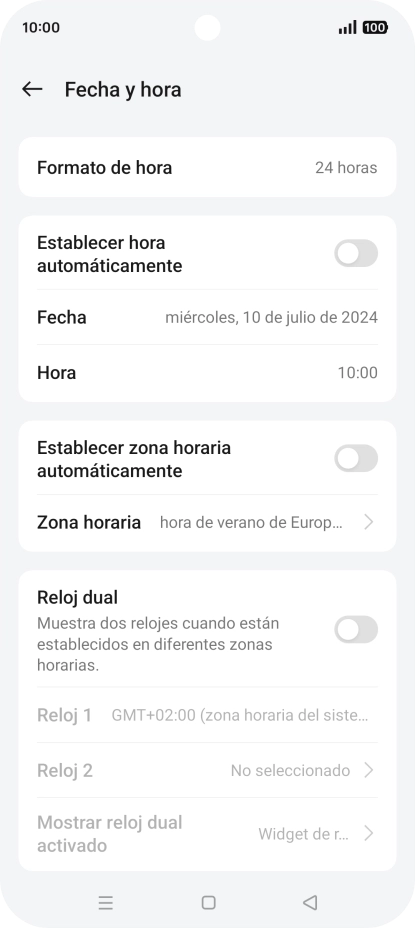 Pulsa el indicador junto a 