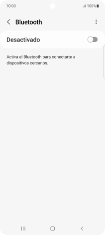 Pulsa el indicador para activar la función.