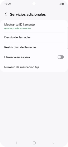 Pulsa el indicador junto a 