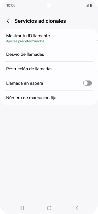 Pulsa el indicador junto a 